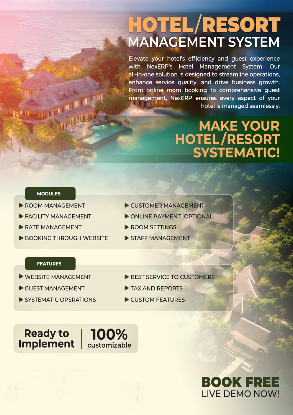 Hotel / Resort Management System